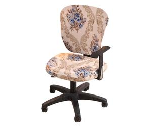 mophrati Belles housses de siège de chaise pour une expérience d'assise luxueuse, housse chaise bureau extensible facile à changer, impression américaine