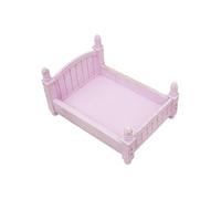 mophrati Bois bébé Nouveau-né Infantile Photographie Accessoire décoratif Couleur Unie antidérapant Facile Correspondant Remplacement lit Ornement, Violet
