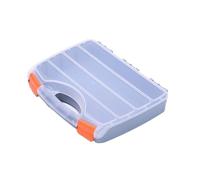 mophrati Boîte à Outils grilles de Rangement en Plastique vis écrous Petite pièce Compartiment réparation étui Organisateur Stockage Outils Maison Gadgets, 32 * 25.5 * 6