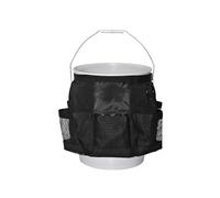 mophrati Boîte de pêche avec poignée Mallette de Rangement Fabrication Artisanat Nettoyage Cour Seau Pliant Taille compacte conteneur d'outils