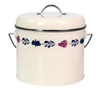 mophrati Boîte de Rangement multifonctionnelle en métal pour Riz et lessive en Poudre, avec Couvercle hermétique. Capacité de 2,5 kg.