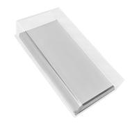 mophrati Boîte de rangement pour faux cils en acrylique grande capacité, permettant un accès facile à vos faux cils préférés à la maison en voyage, Clair, 7.5 x 14 x 3 cm