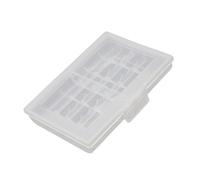 mophrati Boîtier de Rangement pour Piles, en Plastique Rigide, pouvant contenir 10 Piles AA/AAA. Permet d'éviter Les pertes et d'y accéder Facilement à la Maison. Rangement Anti-Perte pour 10 AA/AAA.