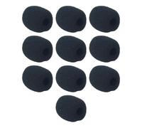mophrati Bonnette anti-vent en mousse pour microphone de casque : absorbe les bruits parasites. Idéale pour les musiciens, podcasteurs et professionnels de l'audio. Filtre en
