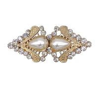 mophrati Broche élégante pour pull, pince à châle, à fixer Pour aux vêtements lors de mariages et autres événements. Accessoire idéal pour les femmes et les jeunes filles, Or