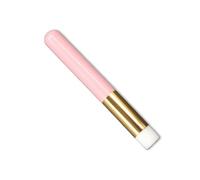 mophrati Brosse de nettoyage Portable brosse à points noirs nettoyage en profondeur Extensions de cils outil suppression fournitures beauté multifonctions, Tête plate rose