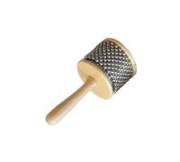 mophrati Cabasa, instrument de musique à secouer, gobelet en bois avec perles d'acier pour des séances d'apprentissage interactives. Sans cylindre à installer ni retirer. Peut, Diamètre 8.5 cm