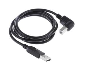 mophrati Câble Adaptateur USB 0 mâle vers USB-B Multi-Angles, adapté pour aux Besoins spécifiques des imprimantes en matière de Transfert de données (sélection du Sens).