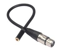 mophrati Câble d'interconnexion audio stéréo avec gaine en caoutchouc flexible haute résistance Pour assurant durabilité et performance. Câble Pour micro XLR femelle vers