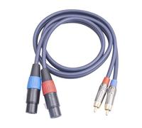 mophrati Câble microphone de connexion audio avec blindage HiFi durable pour systèmes home cinéma et Pour tous appareils audio. Câble d'interconnexion double XLR