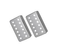 mophrati Cache- Pour micro de guitare en cuivre, espacement 50/52 mm : style et confort de jeu. Ce cache- Pour micro permet une utilisation optimale du Pour pendant les, Argent, 6.98 cm