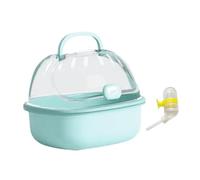 mophrati Cage de Transport résistante pour Hamster, idéale pour Les Voyages et Les activités de Plein air. Cage Transparente et Portable pour Petits Animaux, Parfaite pour Hamsters aventuriers.