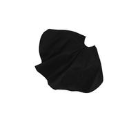 mophrati Cape de coiffure professionnelle, cape de barbier, châle imperméable indispensable pour la teinture des cheveux, col ajustable, légère et confortable, en polyester, Noir, 70x80cm