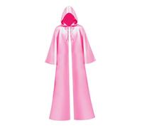 mophrati Cape d'Halloween, cape de cosplay, accessoire de costume, longue à capuche, châle médiéval, robe pour adultes et enfants, à capuche avec, costume sorcière