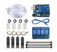 mophrati Capteur de niveau d'eau de précision électronique à faire soi-même Kit bricolage Système d'eau à faire soi-même pour plantes Serre automatique soi-même ABS, Carte principale bande