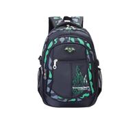 mophrati Cartable - Résistant à l'usure Organisation Facile Sac à de Tri Facile Nylon Adolescent Daypacks Enfants Garçons, Vert