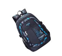 mophrati Cartable - Résistant à l'usure Organisation Facile Sac à de Tri Facile Nylon Adolescent Daypacks Enfants Garçons, Bleu