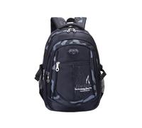 mophrati Cartable - Résistant à l'usure Organisation Facile Sac à de Tri Facile Nylon Adolescent Daypacks Enfants Garçons, Gris