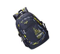 mophrati Cartable - Résistant à l'usure Organisation Facile Sac à de Tri Facile Nylon Adolescent Daypacks Enfants Garçons, Jaune
