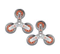 mophrati Chariot de courses robuste avec roulettes monte-escaliers - Support fiable pour un déplacement efficace sur diverses surfaces - Chariot utilitaire monte-escalier de