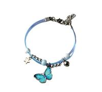 mophrati Charmant bracelet pour femme fait de ne se cassera pas facilement pas facile à casser mode pour couple pendentif femme, 312A Bleu Clair, 1