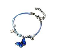 mophrati Charmant bracelet pour femme fait de ne se cassera pas facilement pas facile à casser mode pour couple pendentif femme, 312A Bleu, 1