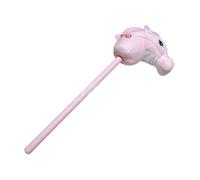 mophrati Cheval à bâton : Un Jouet Qui améliore l'équilibre et stimule l'imagination des Enfants d'âge préscolaire. Ce Cheval à bâton est Un pour Les Enfants. , Rose , 70 x 30 cm
