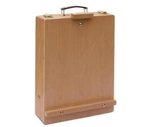 mophrati Chevalet de dessin portable et compact, avec quatre compartiments pour facilement votre matériel artistique où que vous soyez. Chevalet de peinture et dessin pliable.