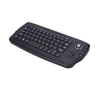 mophrati Clavier d'ordinateur Universel 2 en 1, Trackball, boîtier TV, Console de Jeu, Vitesse, Faible Retard, Clavier sans Fil Multifonctionnel