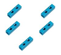 mophrati Collecteur de compresseur d'air Premium NPT 1/4 pouce Port de sortie Collecteur d'air Installation facile pour lot 5 Aluminium , 2 positions avec 5