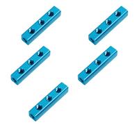 mophrati Collecteur de compresseur d'air Premium NPT 1/4 pouce Port de sortie Collecteur d'air Installation facile pour lot 5 Aluminium , 3 positions avec 6