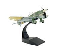 mophrati Collection de maquettes d'avions de Chasse en métal moulé sous Pression, échelle 1/72, JU87B. Décoration Bureau pour passionnés, idéale pour Maquette d'avion Chasse JU87B en