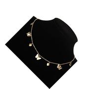 mophrati Collier charmant, bijoux pour femmes et filles, cadeau multi-rangs avec pendentif papillon, en alliage, style élégant, idéal pour Noël. Collier papillon exquis.