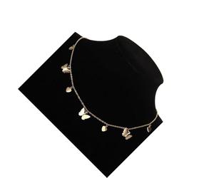 mophrati Collier charmant, bijoux pour femmes et filles, cadeau multi-rangs avec pendentif papillon, en alliage, style élégant, idéal pour Noël. Collier papillon exquis.