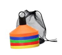 mophrati Cônes de Football pour l'entraînement : marqueurs faciles à identifier, cônes à Disque de Couleur vive conçus pour Une visibilité maximale, Jeux d'entraînement