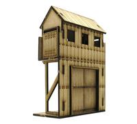 mophrati Construire Une Maquette de Maison Offre Une expérience captivante d'assemblage DIY, permettant de développer Ses compétences en Architecture Tout, Porte, 8-12 cm