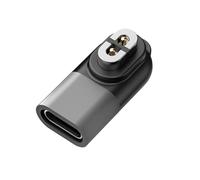 mophrati Convertisseur de Chargeur de Type C pour Connexion Charge magnétique Aftershokz, convertisseur Chargeur magnétique ABS, Adaptateur USB C, Gris