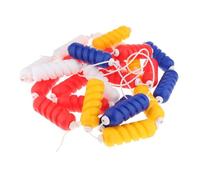 mophrati Corde de séparation de Piscine Durable de 5 m de Long avec Trois bouées de Couleurs Vives. Corde de séparation de Plage avec 3 bouées flottantes Bicolores pour eaux