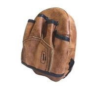 mophrati Coussin de Frappe en Cuir PU Microfibre, idéal pour l'entraînement des Enfants et offrant Une expérience de Coaching ciblée. Coussin de Frappe Respirant pour Le, Brun, 18 x 15 cm