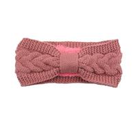 mophrati Crochet Bandeaux Hiver Coupe-Vent Élastique Head Wrap Bandeau Réglable Chaud Oreille Chaud Bandeau Cadeaux pour Femmes, Peau rose