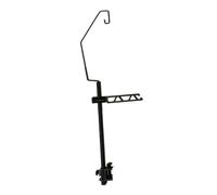 mophrati Crochet de Lampe d'extérieur Portable, suffisamment Robuste pour Suspendre en Toute sécurité lanternes et Lampes solaires en Camping. Support de Lampe de Bureau, Noir, 36 cm