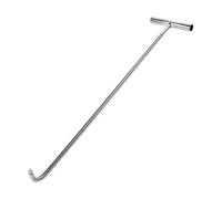 mophrati Crochet de levage robuste pour regards d'égout : outil indispensable pour la manutention efficace d'équipements lourds et la mise en place des, Argent, 38 cm Sharp
