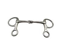 mophrati Crochets pour chevaux, rouleau de chaîne en forme de H, en acier inoxydable, pour l'entraînement des joues extérieur, améliorant le contrôle l'équitation, résistant à la rouille.