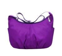 mophrati Dames Messenger sac à main mode bandoulière fourre-tout Portable bureau Shopping voyage cosmétiques stockage sac à bandoulière pour, Violet
