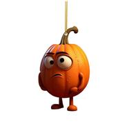 mophrati Décoration de citrouille légère et robuste pour Halloween. La décoration à suspendre est légère mais robuste. Vacances en acrylique, trois