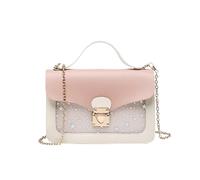 mophrati Des trucs mignons pour les filles de 8 ans, un sac à unique et brillant en PU, des cadeaux pour les filles de 10 ans, Rose, 21 * 4.5 * 13CM