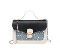 mophrati Des trucs mignons pour les filles de 8 ans, un sac à unique et brillant en PU, des cadeaux pour les filles de 10 ans, Noir, 21 * 4.5 * 13CM