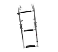 mophrati Échelle de quai pour kayak en acier inoxydable léger, marche amovible, pliable et innovante pour faciliter les aventures en plein air. Échelle acier inoxydable pour bateau, yacht et piscine.