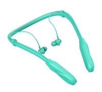 mophrati Écouteur cou suspendu remplacement couleur unie compatible Bluetooth 5.1 casque de sport sans fil casque cadeau d'anniversaire, Vert