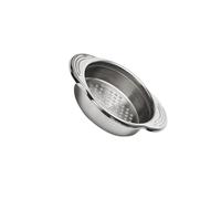 mophrati Égouttoir à aliments en acier inoxydable pour boîtes de conserve, conçu pour se nettoyer les mains tout en égouttant efficacement les aliments comme le thon. Passoire à thon et maïs doux